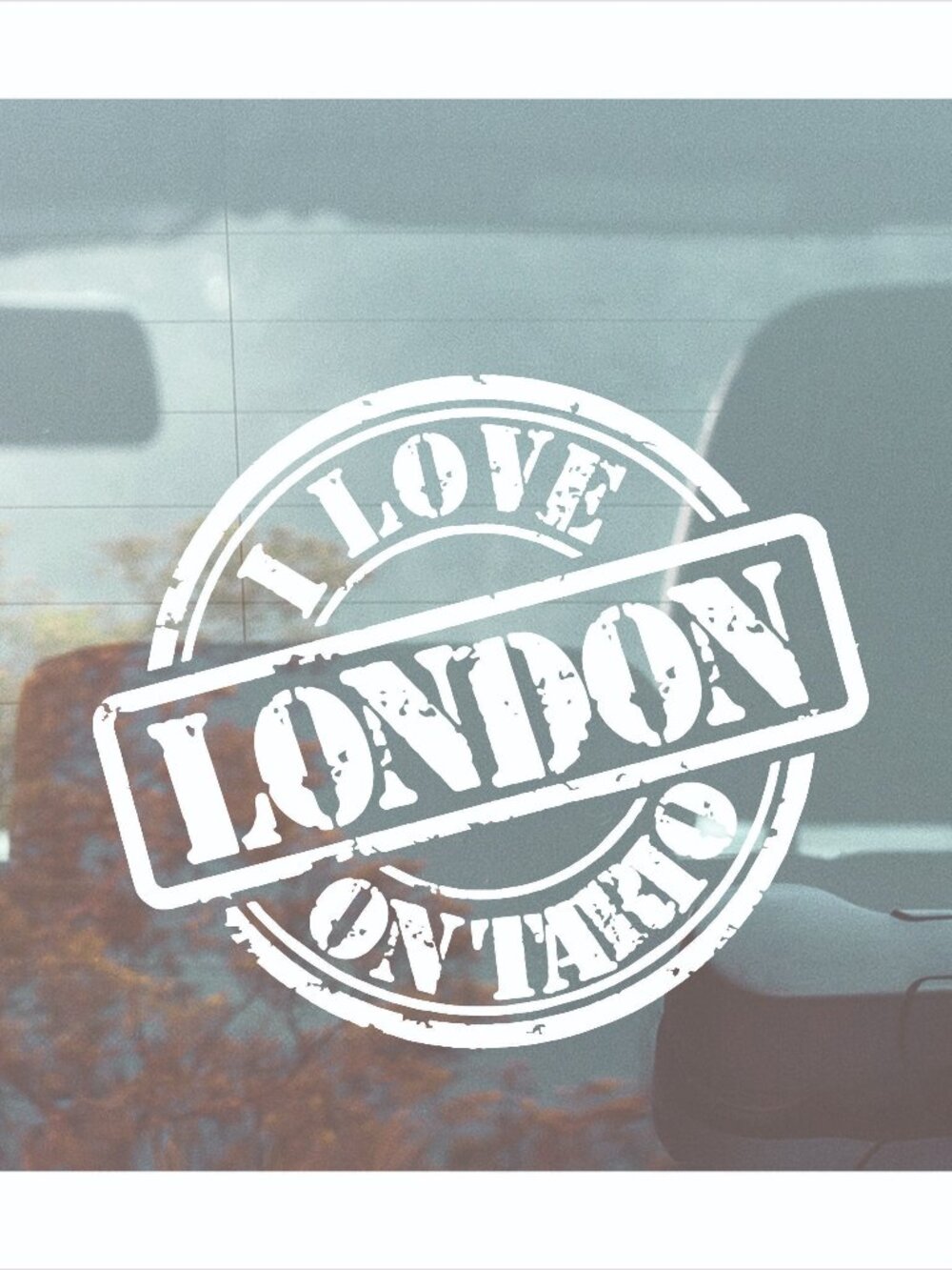 I love London Ontario Decal 6 inch.